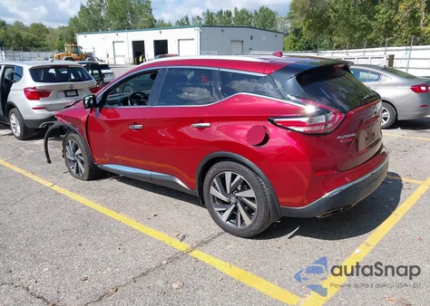 2015 Nissan Murano Platinum из США, поврежденный, VIN 5N1AZ2MH5FN273237